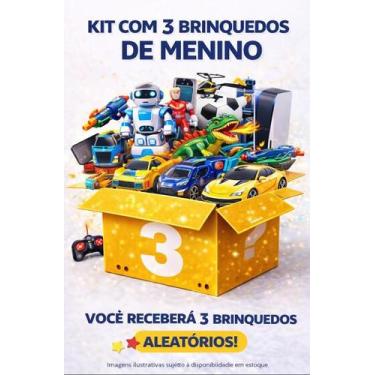 Imagem de Kit 3 Brinquedos Menino Infantil Diversos Produtos Variados - magalu