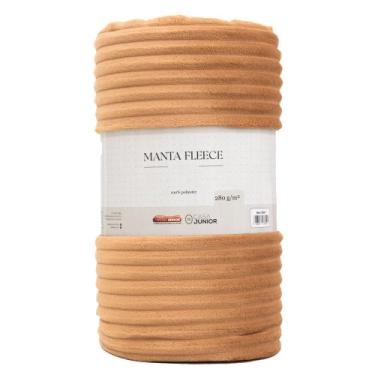 Imagem de Manta Microfibra Fleece Casal 1,80x2,20m 280g/m² CS Júnior, Bege