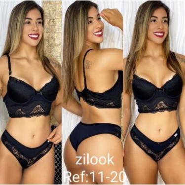 Imagem de kit com 4 conjuntos de lingerie de luxo. - Zilook, Dy Any, Dy Girl e L