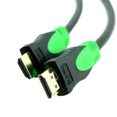 Imagem de Cabo Hdmi 2.0 4k 18gbps Ouro Blindado Wincabos De 2 Metros