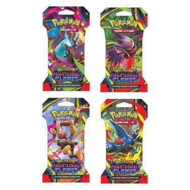 Imagem de Booster Pacote Pokemon TCG Mega Evolução Fogo Fantasmagórico Phantasma