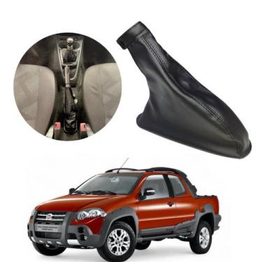 Imagem de Coifa Alavanca Freio de Mão Fiat Strada Adventure 2008 2009 2010 2011 