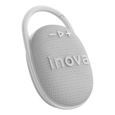 Imagem de Caixa som bluetooth portátil inova potente ipx6 tws (até 5h) - cinza, 