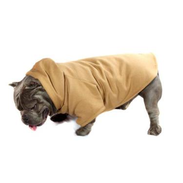 Imagem de Blusão Moletom para Cachorro e Gato Pet - Bichinho Chic, Caramelo, 06