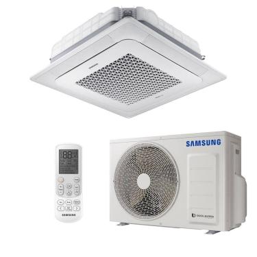 Imagem de Ar-Condicionado Split Inverter Cassete 18000 BTUs Samsung WindFree Quente e Frio AC018D...