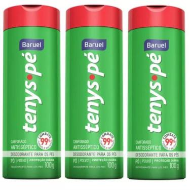 Imagem de Kit Tenis Pe Baruel Canforado 100 gr C/3 Unds