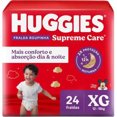 Imagem de Fraldas descartaveis huggies supreme care mega xg c/24 und