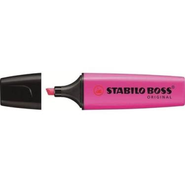 Imagem de Marcador Stabilo Boss Pastel 2 a 5mm Rosa Escuro