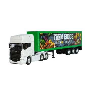 Imagem de Caminhão Scania Baú 1:64 Welly Branca