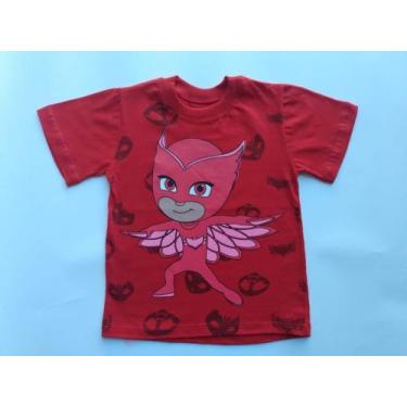 Imagem de Camiseta Infantil Manga Curta Corujita Pjmasks - Saga Heróis  , 10