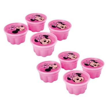 Imagem de Kit Formas De Gelatina Gelo Flan E Pudim Infantil Forminhas - PLASUTIL