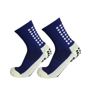 Imagem de Meia Esportiva Antiderrapante Futebol Tipo Trusox Pro Socks Tamanho ún