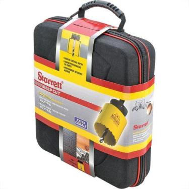 Imagem de Serra Copo Starrett Aco Rapido Kit Industrial 11P Ks11041-S