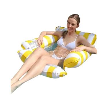 Imagem de Colchão Flutuante Inflável E Dobrável Em PVC Para Festa Na Piscina - Y
