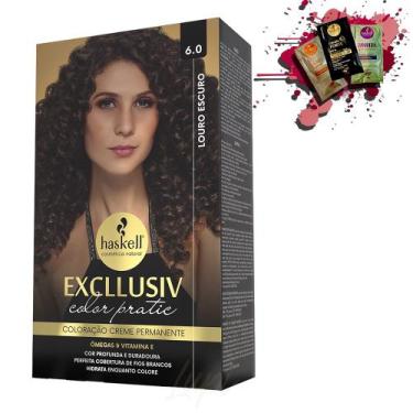 Imagem de Coloracao 6.0 Haskell Excllusiv Color Pratic Louro Escuro