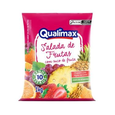 Imagem de Po para refresco sabor salada de frutas qualimax c/ 1 kg