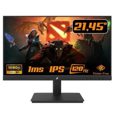 Imagem de Monitor Gamer SuperFrame Ace, 21.45 Pol, Full HD, IPS, 120Hz, 1ms, Fli