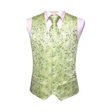 Imagem de Colete De Luxo Masculino Dourado Com Gravata Borboleta, Lenço De Bolso