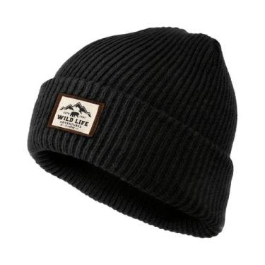 Imagem de Gorro De Inverno Unissex Quente E Tricotado, Macio, Elástico E À Prova