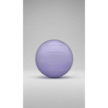 Imagem de Bola de Vôlei 18 Painéis TPE Lilás - Genérica