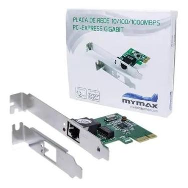 Imagem de Placa De Rede 10/100/1000mbps Pci Express Gigabit Mymax