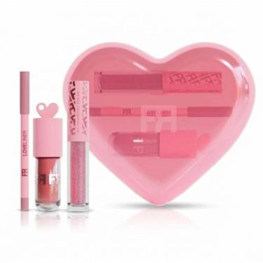 Imagem de Kit Maquiagem Labial Franciny Ehlke Fran Lover Gloss e Lápis Labial Al