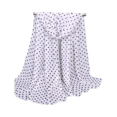 Imagem de Lenço De Chiffon De Seda Feminino Para Primavera E Verão, Proteção Sol