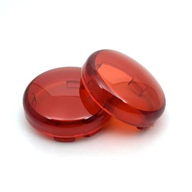 Imagem de DustCustoms - Lente de Seta compatível com Harley Davidson - modelo bullet (Vermelho)