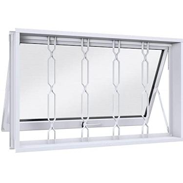 Imagem de Máxim Ar com Grade Mosaico Lucasa Facilità 60cmx100cm Branco