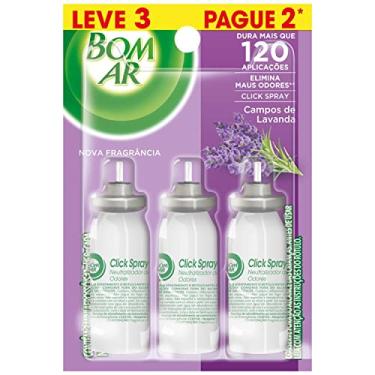 Imagem de Aromatizador Bom Ar Click Spray Refil Leve 3 Pague 2 Campos de Lavanda