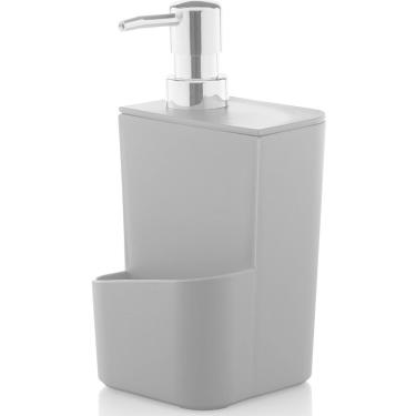 Imagem de Dispenser Para Detergente Esponja 650ml Sabão Líquido Chumbo