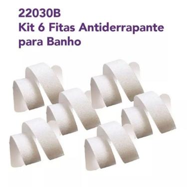 Imagem de Kit Com 6 Fitas Anti Derrapante Para Banho - Kababy 22030b