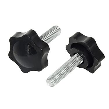 Imagem de Flyshop Maçaneta macho de fixação em forma de hexagonal com rosca macho, 32 mm de diâmetro, M8 x 40 mm, 10 peças