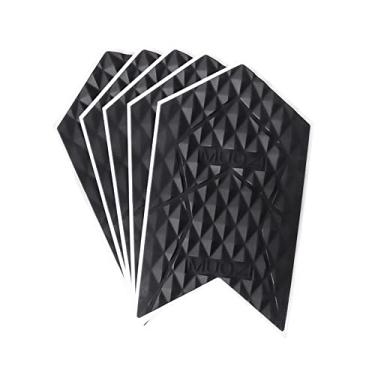 Imagem de BBxunsless Pacote com 5 capas de silicone de proteção de estrutura de bicicleta estrada bicicleta dianteira empilhadeira protetor adesivo de corrente - protege sua bicicleta contra arranhões e batidas (112 x 65 mm, preto)