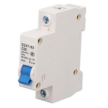 Imagem de Mini Disjuntor, Disjuntores 1P Montagem em Trilho DIN Ampla Aplicação 230V 400V 25A para Elétrico