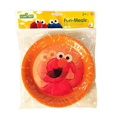 Imagem de Fun-Meals Conjunto de pratos de 2 peças Vila Sésamo