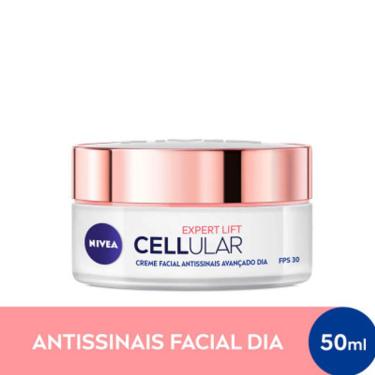 Imagem de Creme Facial Antissinais Nivea Cellular Expert Lift Avançado Dia FPS 30 50ml