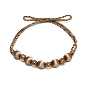 Imagem de 1 pacote de acessórios de cortina de corda de renda para cortina prendedor de fivela de renda para decoração de casa, linho, 82 cm