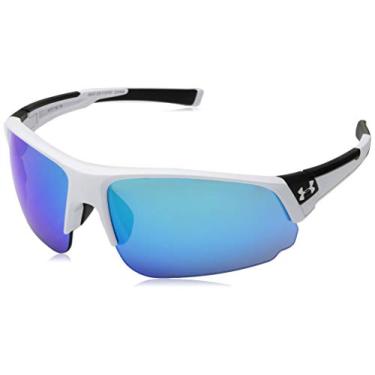 Imagem de Under Armour Unisex-Adult Ua Change Up Dual 8600129-110161 Wrap Sunglasses, White, 70.5 mm