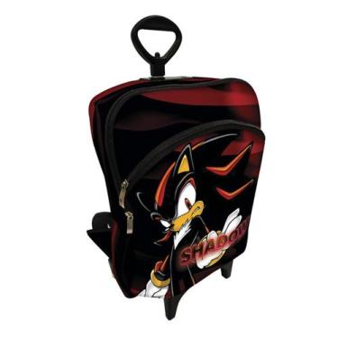 Mochila Infantil Sonic Runner Filme Costas Lancheira+Estojo - USA Magazine