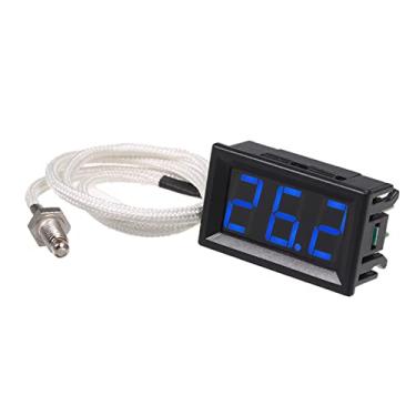 Imagem de Qudai XH-B310 Industrial Termômetro Digital de 12 V Medidor de Temperatura K-tipo M6 Termopar Tester-30~800 ℃ Termografia de Alta Precisão com Display LED NP