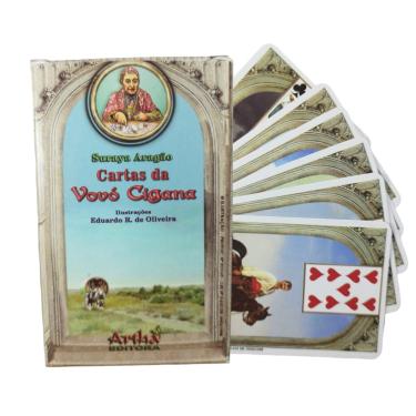 Imagem de Baralho Cigano Cartas da Vovó Cigana plastificado 36 cartas