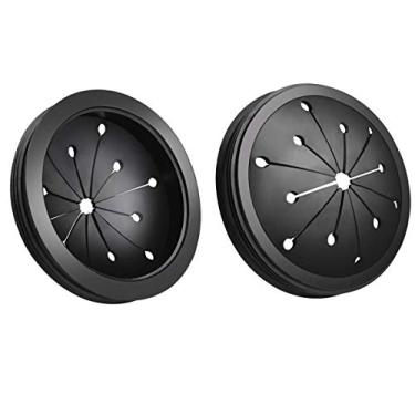 Imagem de 2 peças de substituição para dissipação de resíduos de lixo e dissipação de baffle de pia para removedor de alimentos para modelos Whirlaway, Waste King, Sinkmaster e GE