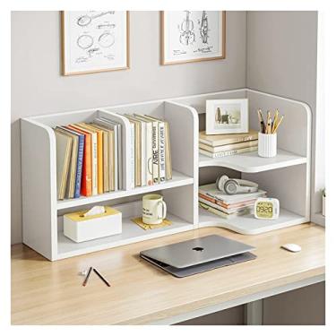 Imagem de KIZQYN Estante prateleiras de madeira industrial estreita moderna estante de madeira, estante de armazenamento pequeno com moldura estante (tamanho: 1)