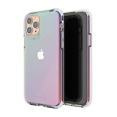 Imagem de Gear4 Capa ZAGG Crystal Palace Iridescente compatível com iPhone 11 Pro, proteção avançada contra impactos com tecnologia D3O integrada, antiamarelamento, capa para celular – iridescente