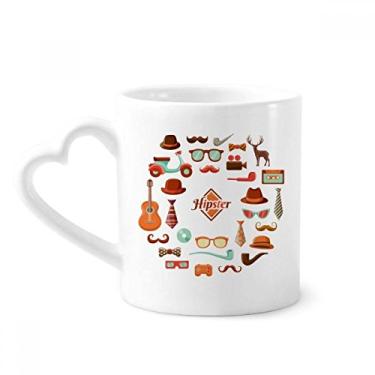 Imagem de Guitarra Música Fresh Food Caneca Café Cerâmica Copos Copo Coração Vidro