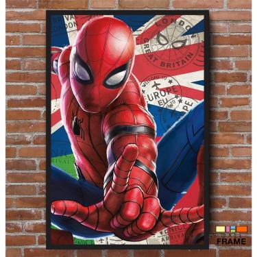 Imagem de Quadro Pôster Filme Homem-Aranha Longe de Casa M4 60x90