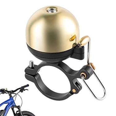 Imagem de sino para bicicleta | Posicionador invisivelmente montável Mountain Bike Bells,bicicleta em miniatura antiferrugem com tampa cobre para scooter Hulzogul