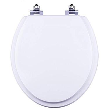 Imagem de Assento Sanitário Fechamento Lento Convencional Oval Branco para Louça Hervy