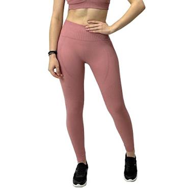 Imagem de Calça Legging Lupo Basic Sem Costura Cintura Alta Fitness Feminina Adulto | Rosa Glamou...